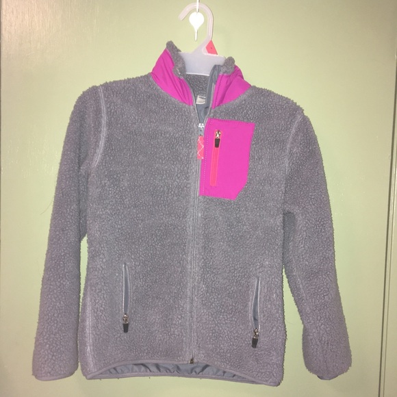 Girls purple and gray jacket - Picture 1 of 7